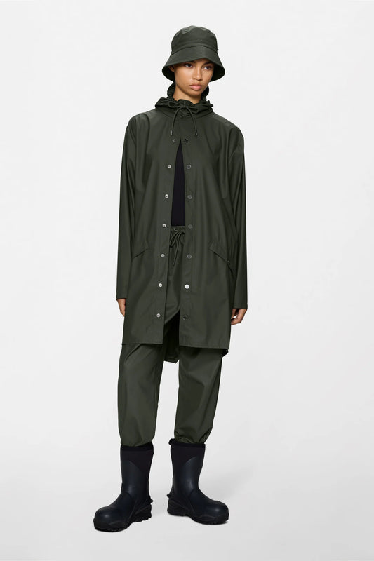 Rains U Long Jacket W3 Green