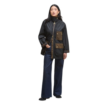 Barbour Luella Wax Jacket Black