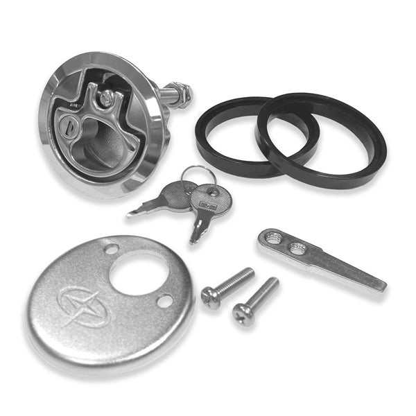 Roca Dørkbeslag lige rigel låsbar, Ø76