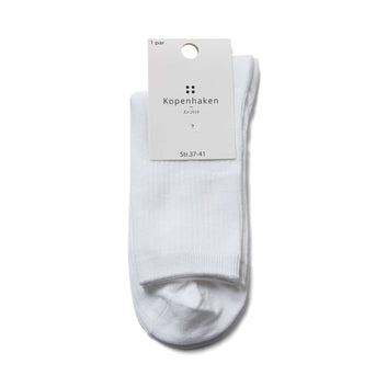 Kopenhaken W Rib Socks Bright White