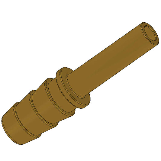 Slangestuds til Ø 8mm rør  - Ø 10 mm slange.
