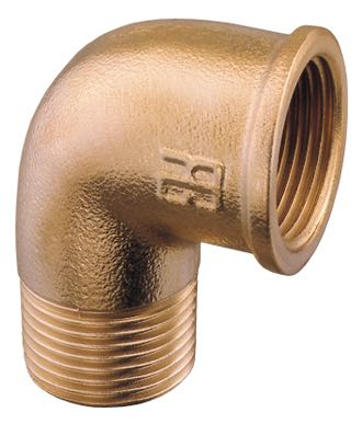 Guidi slangestudse 90° med indv./udv. gevind