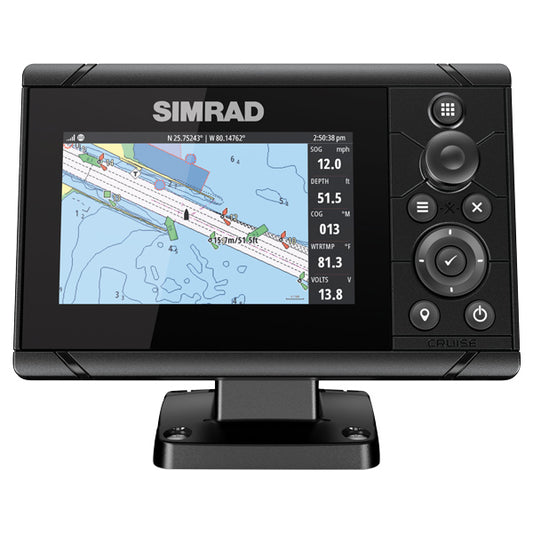 Simrad Cruise med 83/200Hz hæktransducer, 5