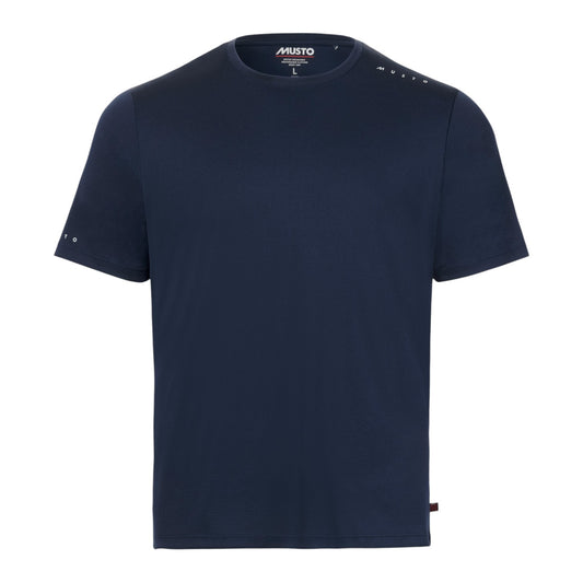 Musto M Evo Crew Sunblock SS Tee Navy