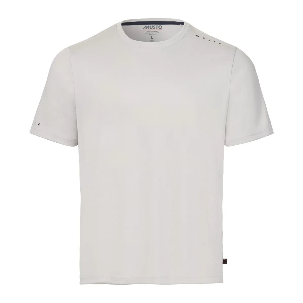 Musto M Evo Crew Sunblock SS Tee Platinium