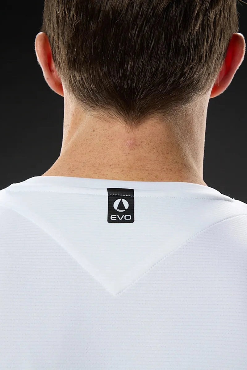 Musto M Evo Crew Sunblock LS Tee Platinium