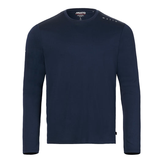 Musto M Evo Crew Sunblock LS Tee Navy
