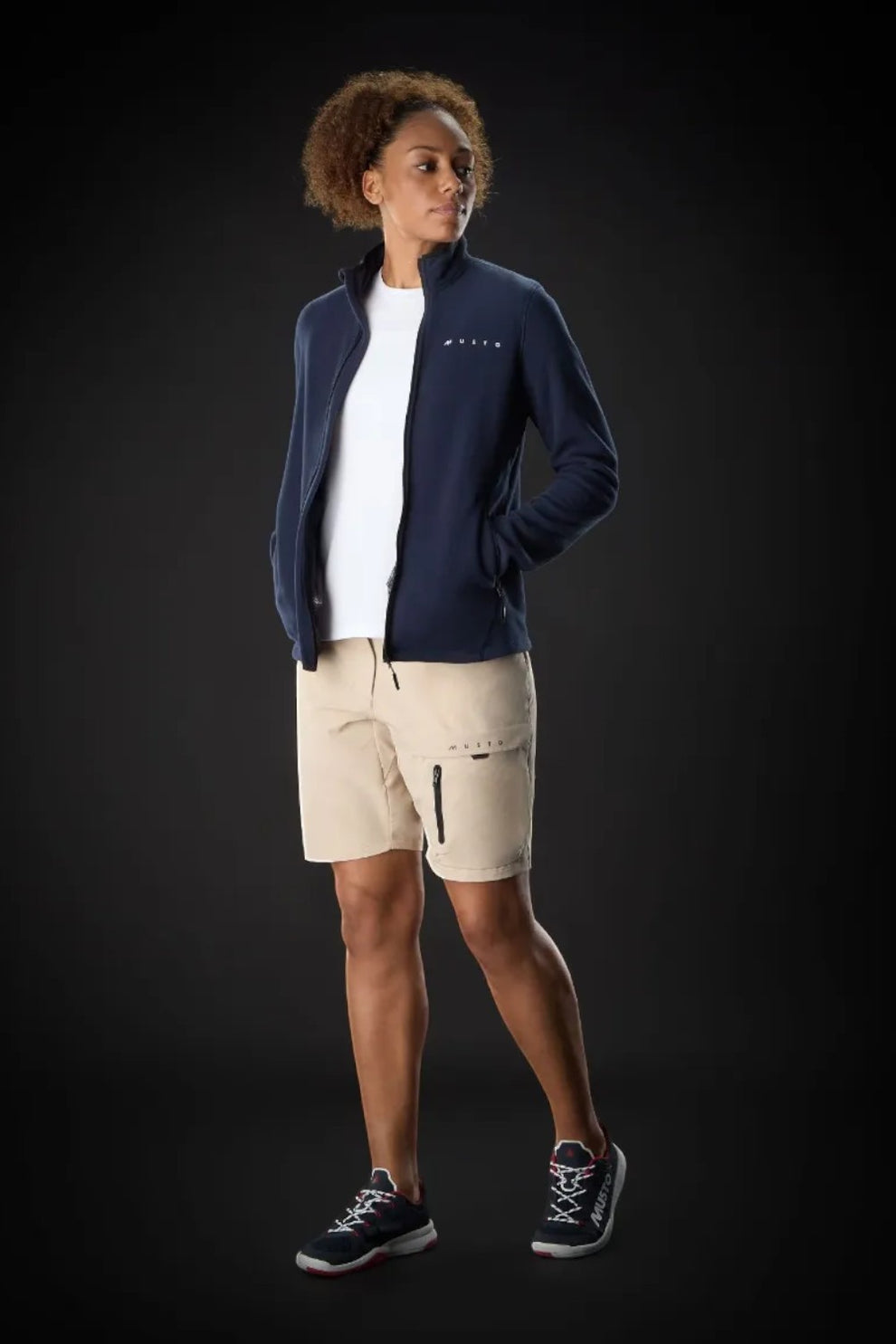 Musto W EVO PT 100 Fleece Navy