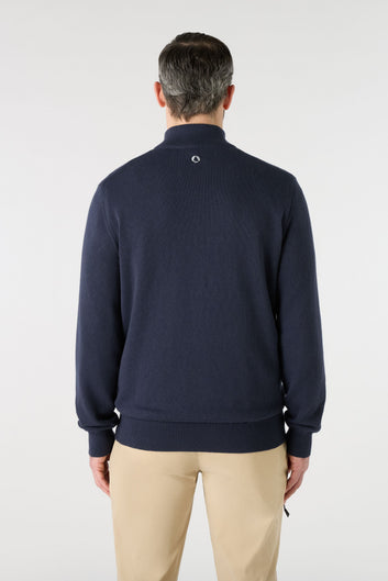 Musto M Evo FZ Windproof Knit Navy