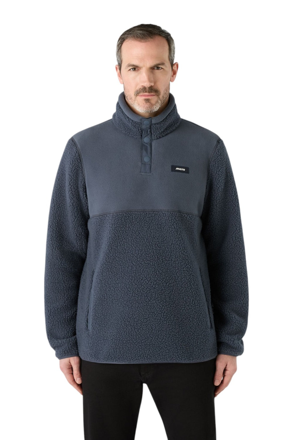 Musto M Cove Deep Pile Fleece Alpine Frost