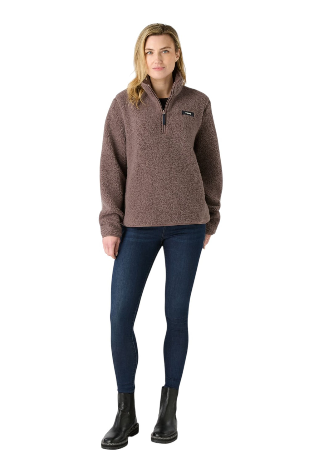 Musto W Cove Deep Pile Fleece Plum Truffel