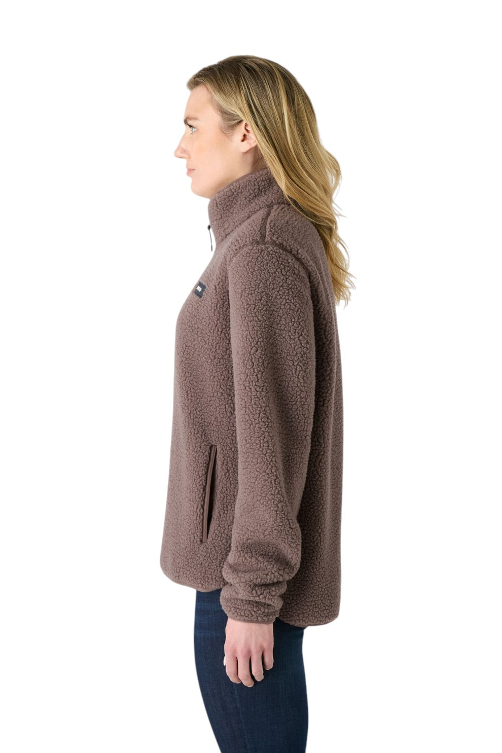 Musto W Cove Deep Pile Fleece Plum Truffel