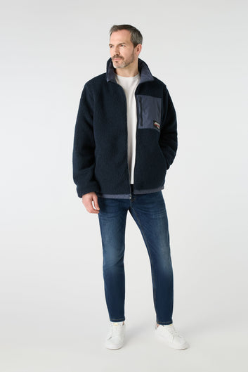 Musto M Snug Reversible Pile Jacket Alpine Frost