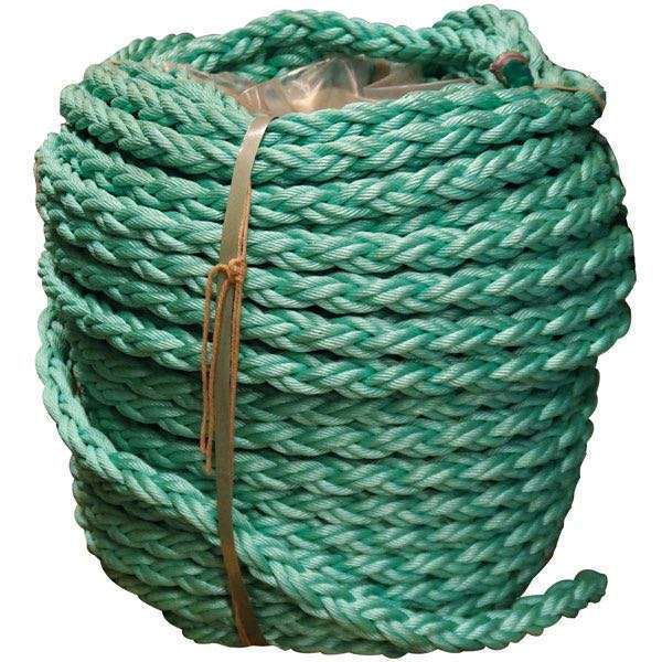 Kvadratflettet Superflex trosse m/øje grøn Ø32mm, 110m