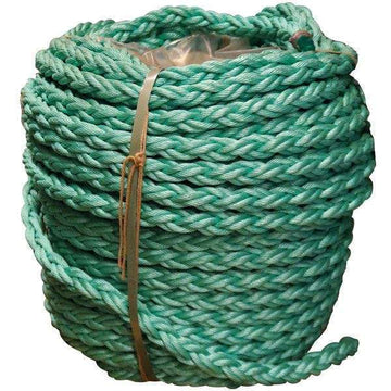 Kvadratflettet Superflex trosse m/øje grøn Ø32mm, 110m