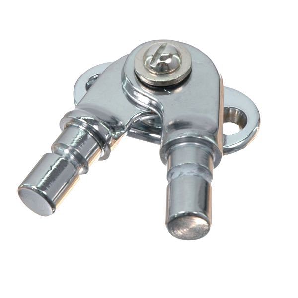 Kalechebeslag RF 2 bøjler & huller, 55x24 mm