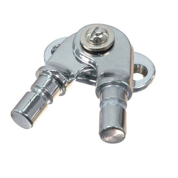 Kalechebeslag RF 2 bøjler & huller, 55x24 mm