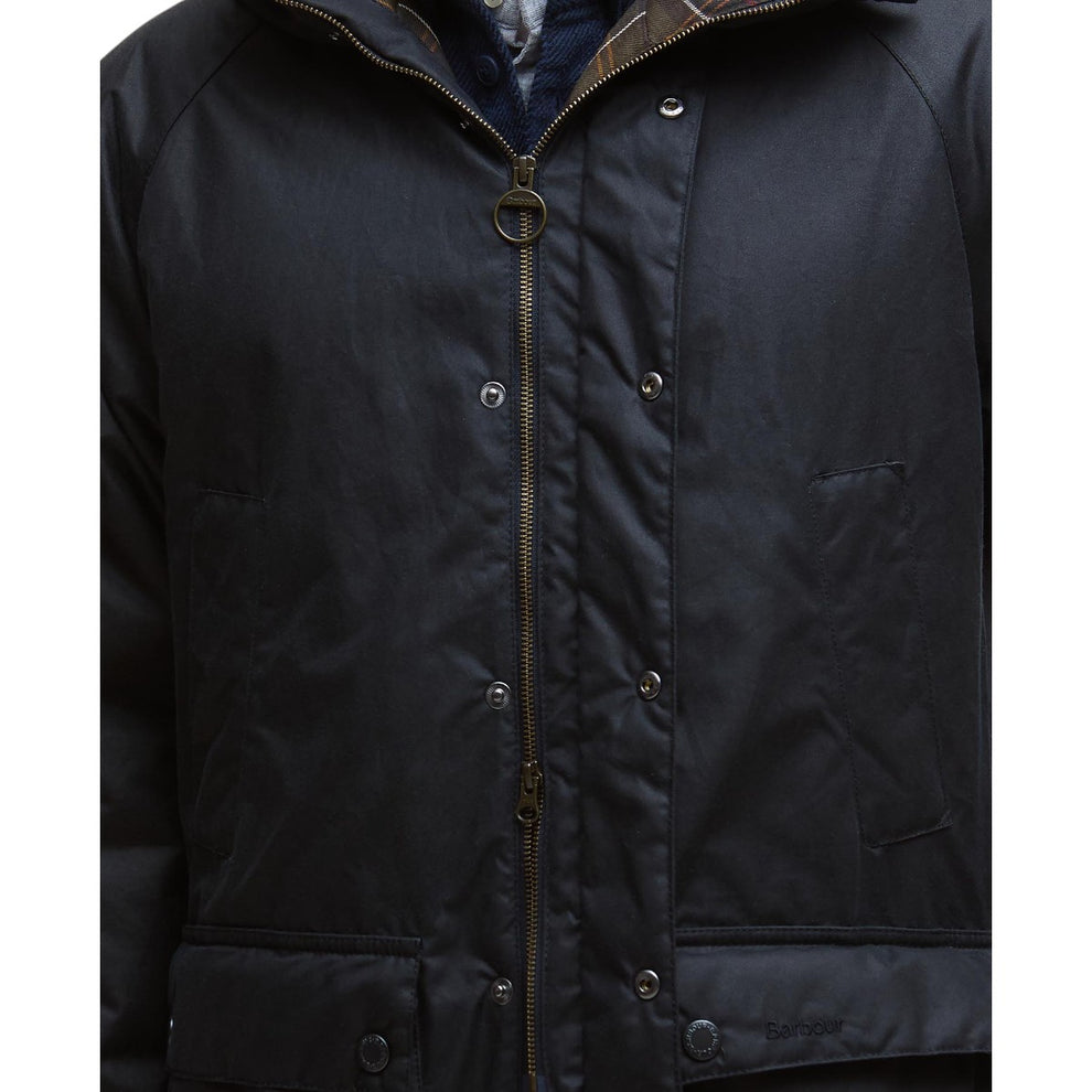 Barbour M Bedale Wax Parka Navy