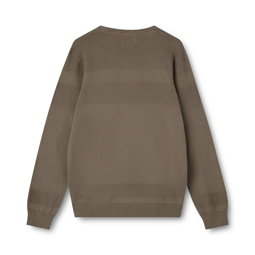 Kopenhaken M Blokhus O-Neck Strik Hazel Brown
