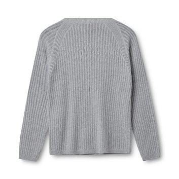 Kopenhaken Joelle Ladies Knit Light Grey Melange