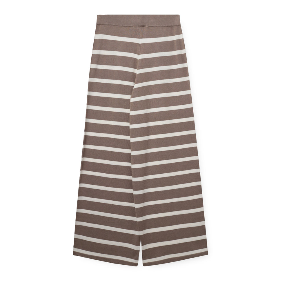 Kopenhaken W Wilma Stribet Ladies Pants Akhil Brown