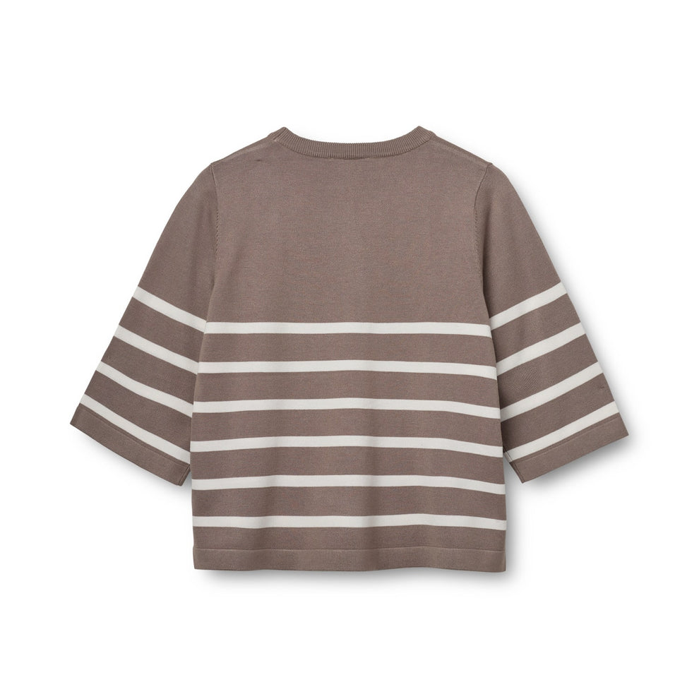 Kopenhaken Wilma Knit T-Shirt Ladies Viscose Akhil Brown