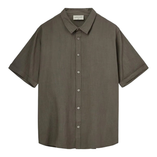 Kopenhaken M Mumbai Ss Shirt Mens Grey Green