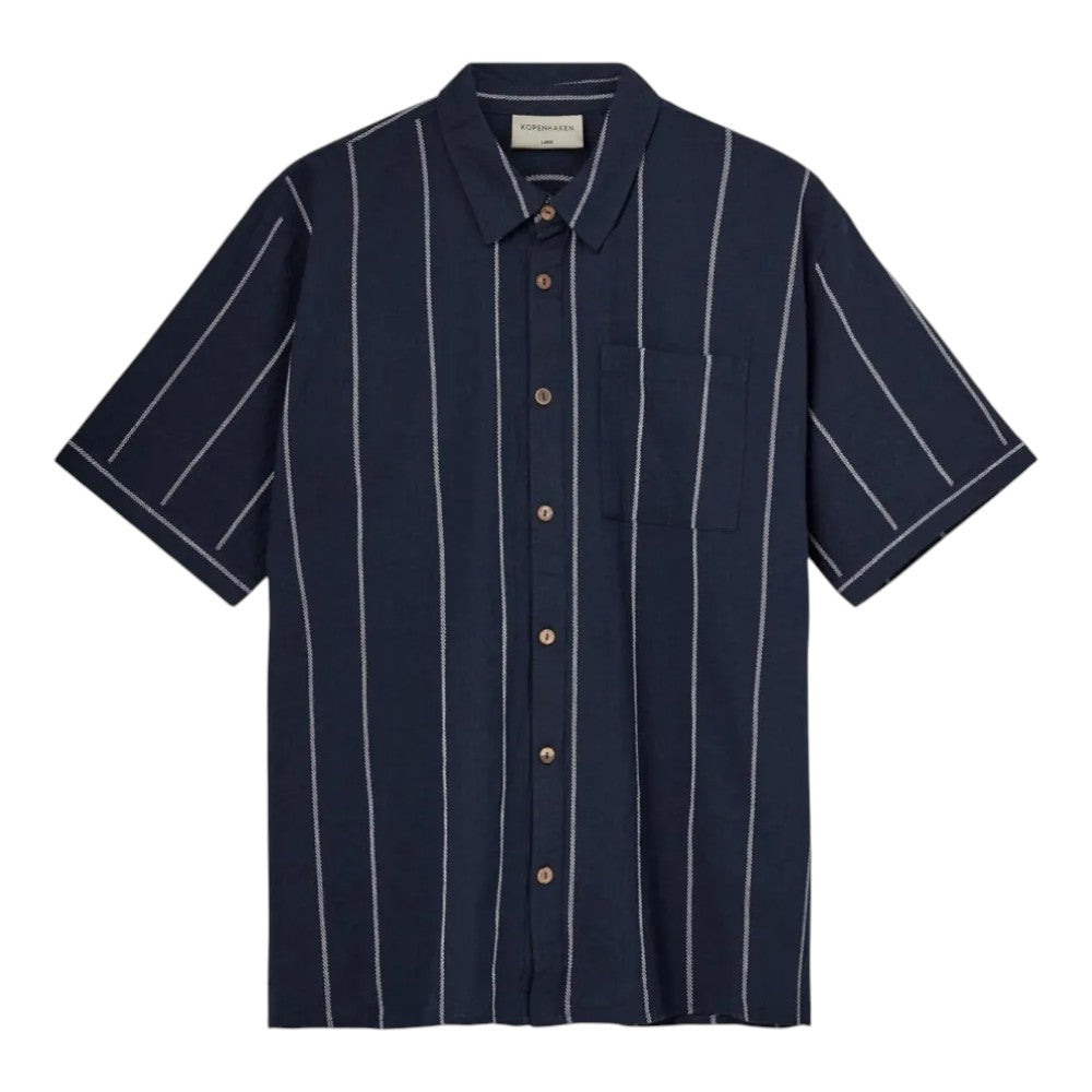Kopenhaken M Goa Ss Shirt Mens Navy
