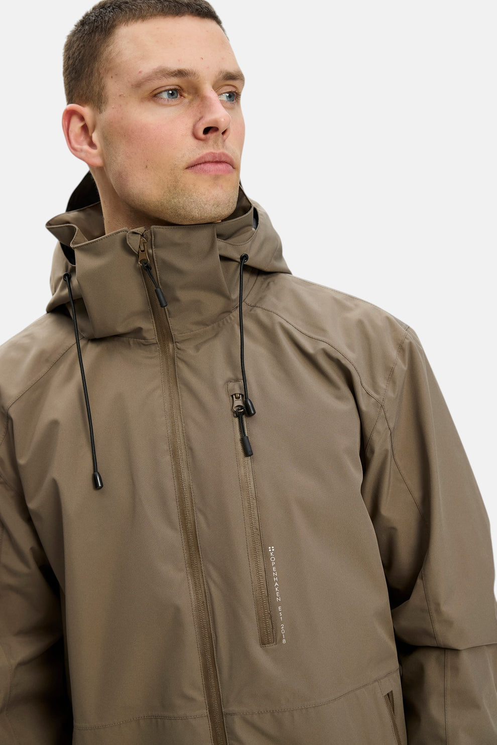 Kopenhaken Sidon Solid Mens Jacket Morel Brown