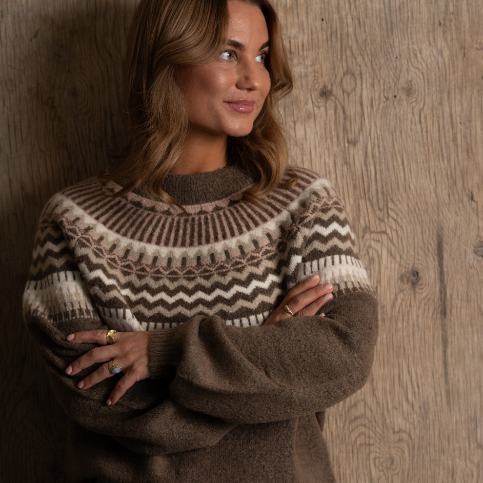 Kopenhaken Kairo Knit Chocolate Brown