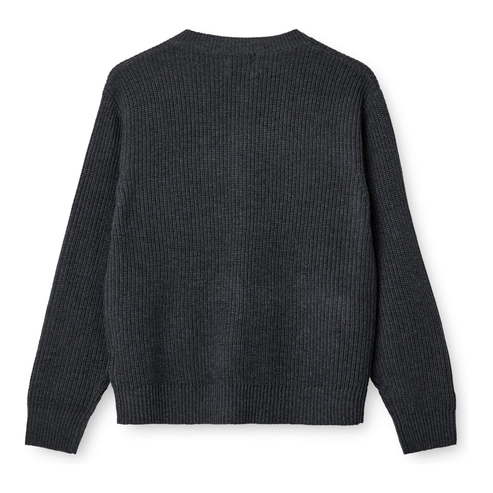 Studio Kopenhaken Bala Cardigan Dark Grey Melange