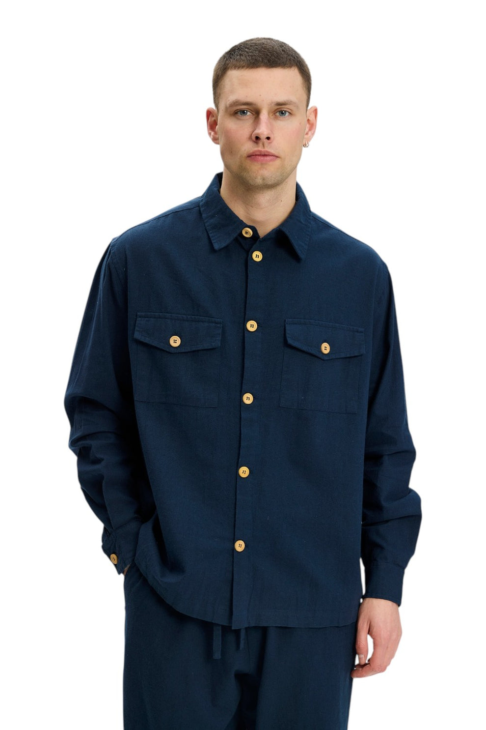 Kopenhaken  M Iseo Overshirt Total Eclipse