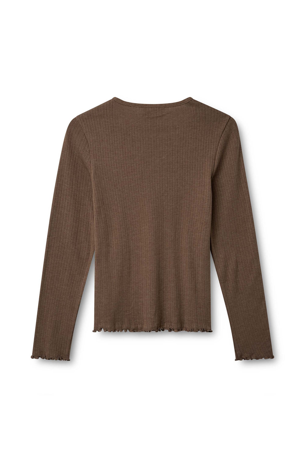Kopenhaken W Soft Solid Ls Chocolate Brown