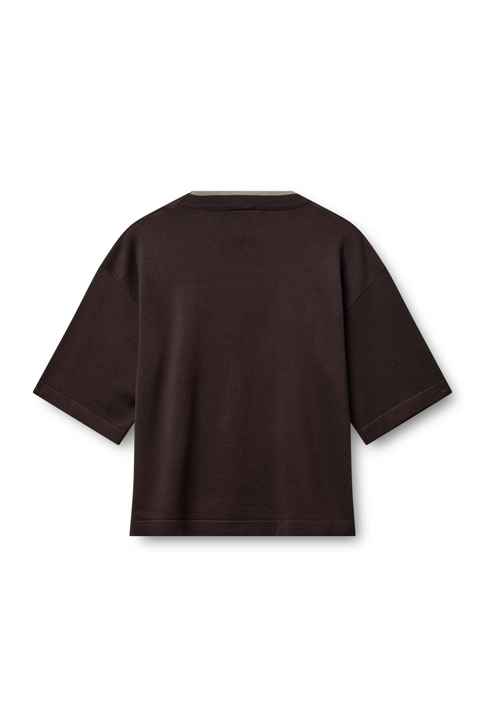 Kopenhaken W Louise Ss Wording Chocolate Brown