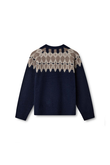 Kopenhaken W Carla Jaquard Ls Anthracite