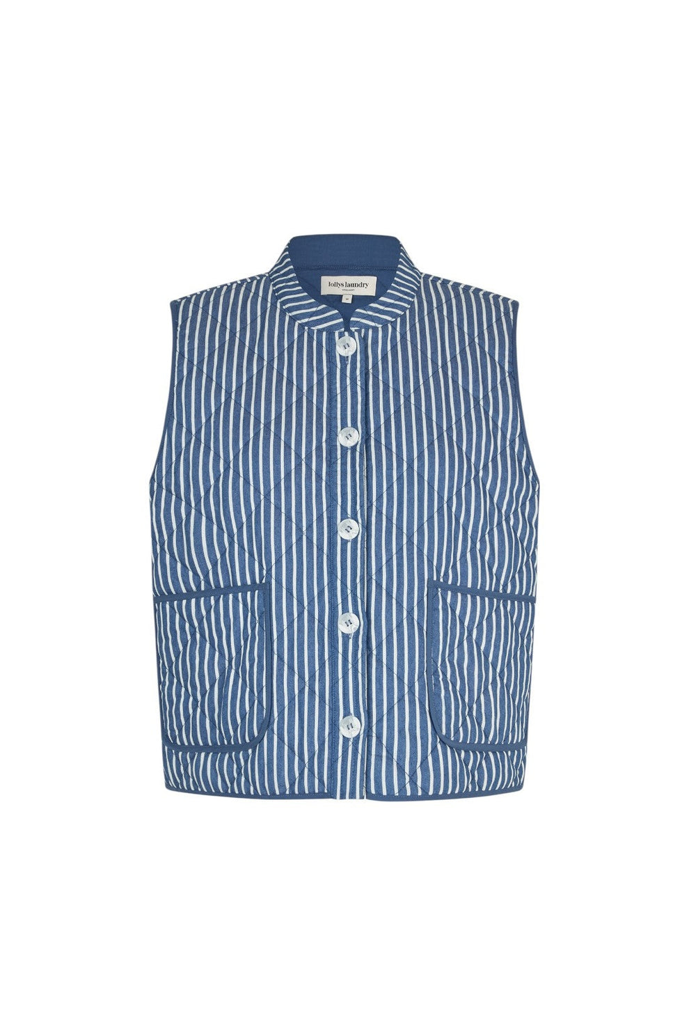 Lollys Laundry W Cairo Quilted Vest Stripe