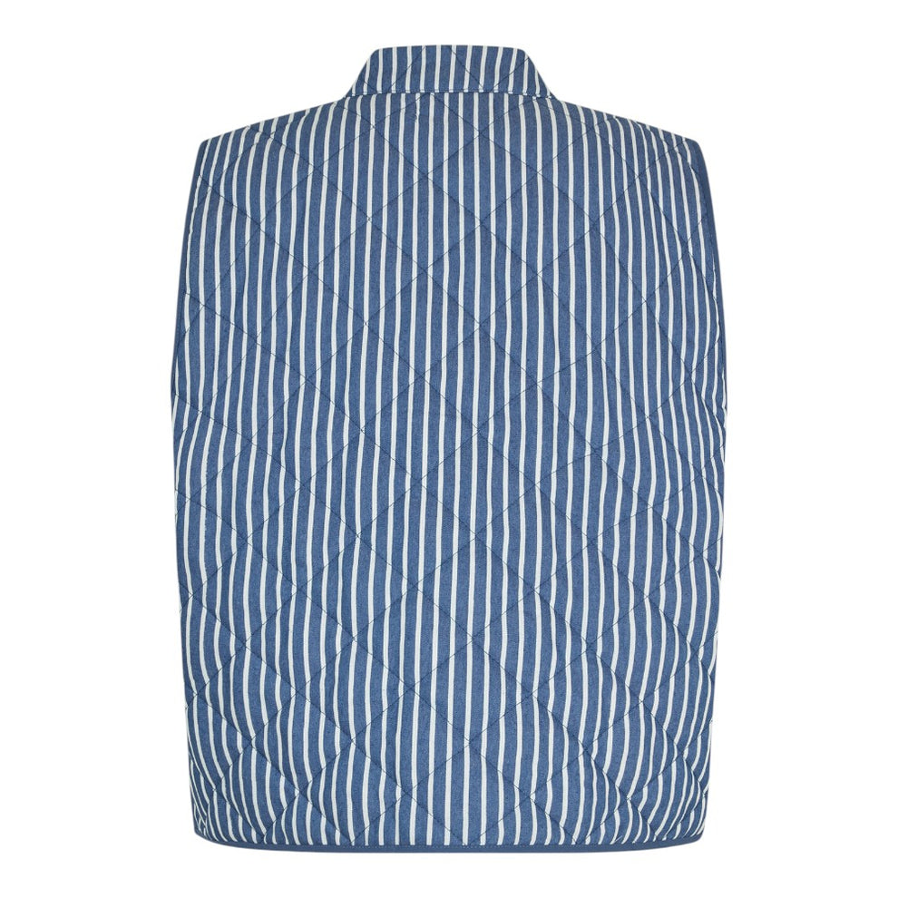 Lollys Laundry W Cairo Quilted Vest Stripe
