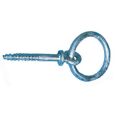 Fortøjningsring med Træskrue Galvaniseret