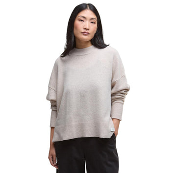 Barbour W Leonie Knitted Jumper Neutral