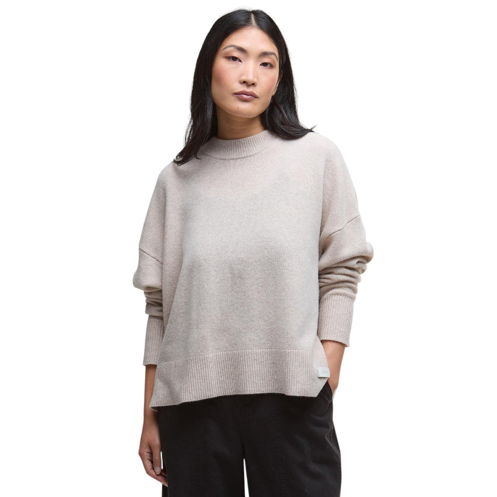 Barbour W Leonie Knitted Jumper Neutral