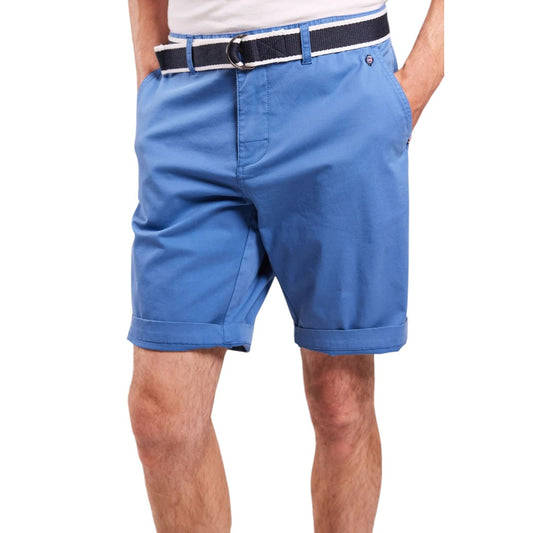 Sebago M Bermuda Shorts med Bælte Bay Blue
