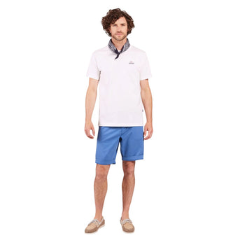 Sebago M Bermuda Shorts med Bælte Bay Blue