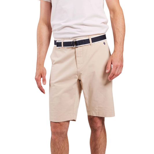 Sebago M Bermuda Shorts med Bælte Sand