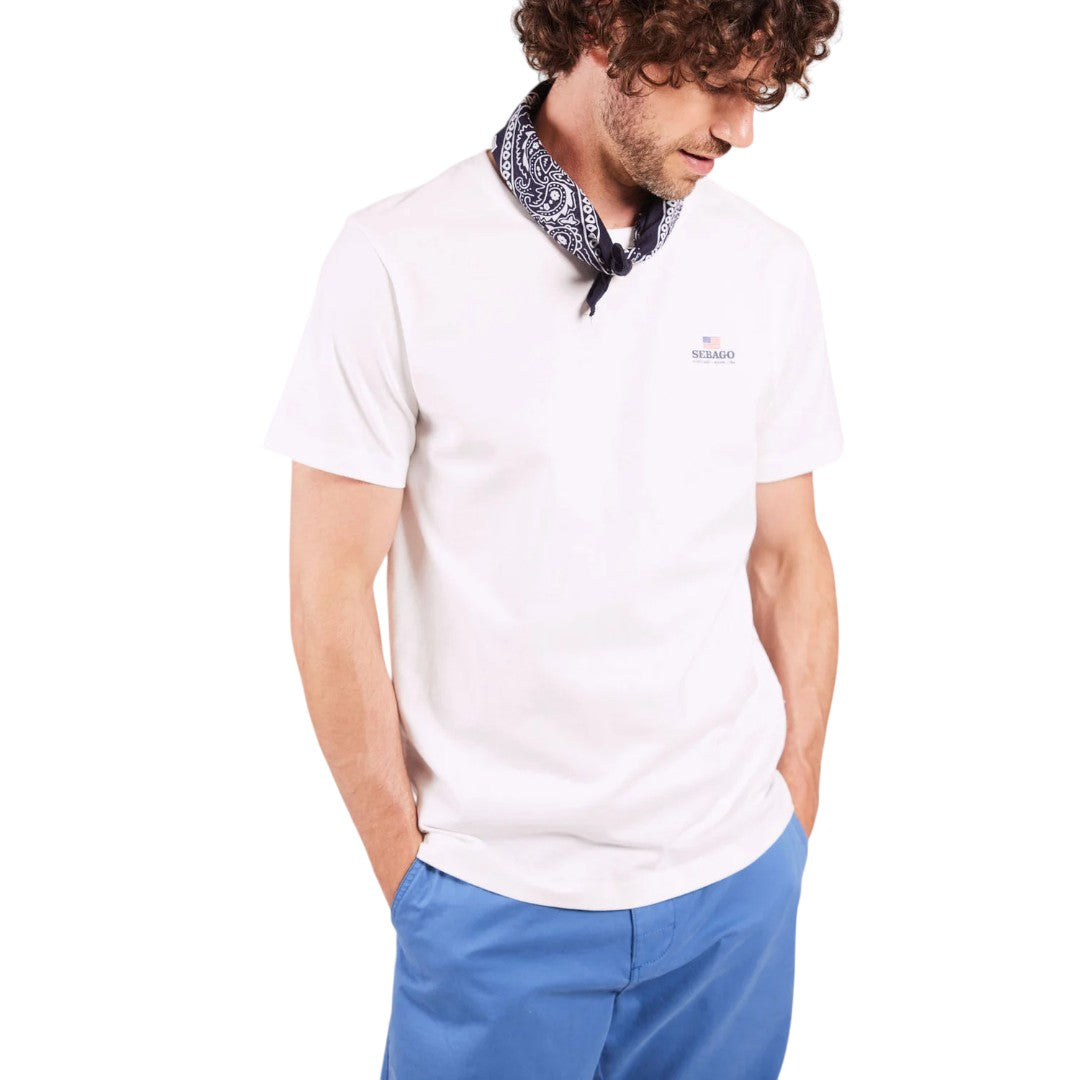 Sebago M Bermuda Shorts med Bælte Bay Blue