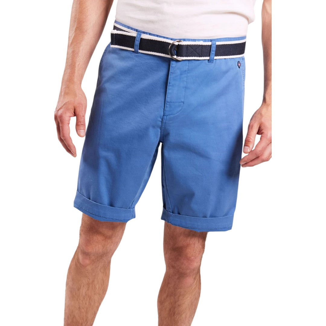 Sebago M Bermuda Shorts med Bælte Bay Blue