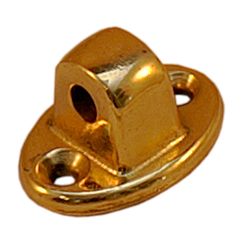 Dørstopper-øsken messing f/dørholder m/faldhage