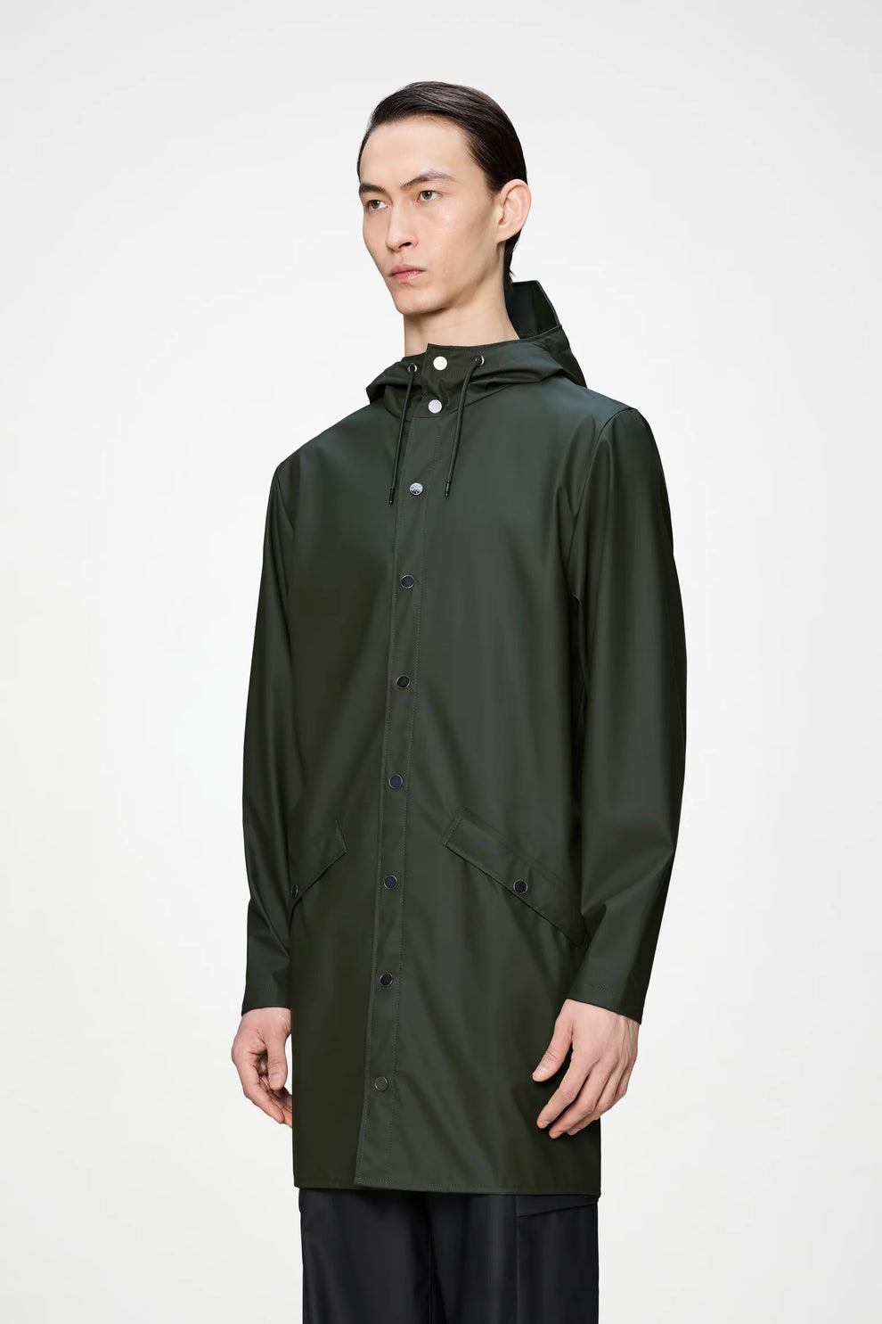 Rains U Long Jacket W3 Green