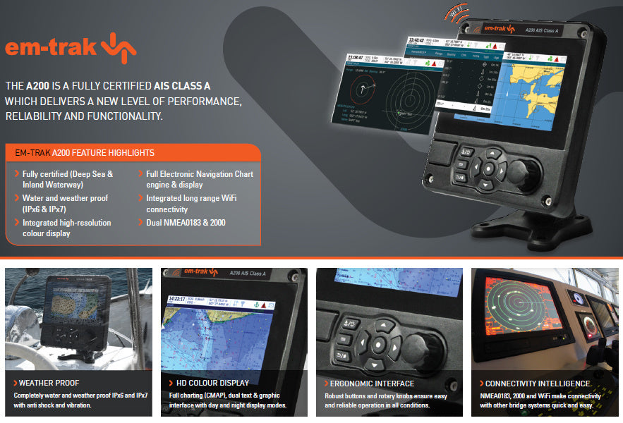 em-trak AIS A200 klasse A AIS / 425-0012