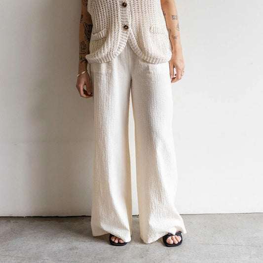 AJ117 W Salome Pants Chalk