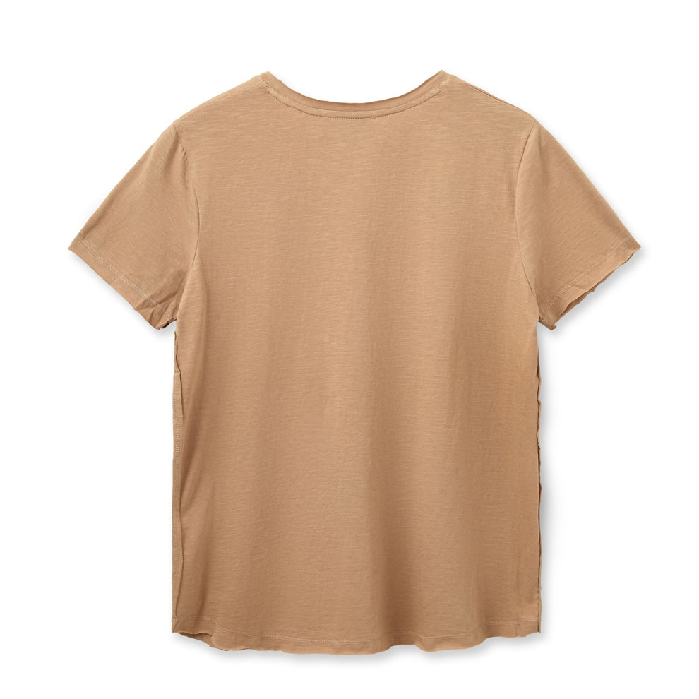Mos Mosh W Gull O-SS Deco Tee Tannin